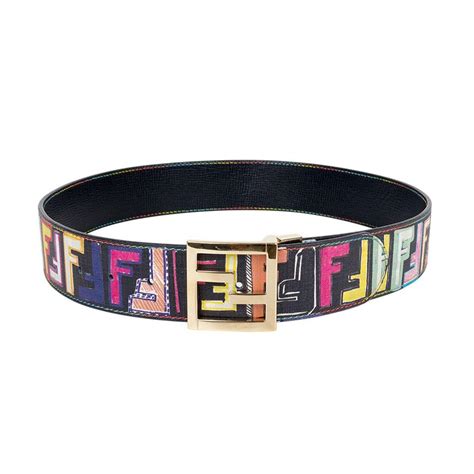 fake multicolor fendi belt|fendi belt black and grey.